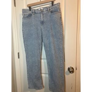 DENIZEN from Levi's 90s Loose Straight Light Wash Denim Jeans Mens Size 18‎ W34